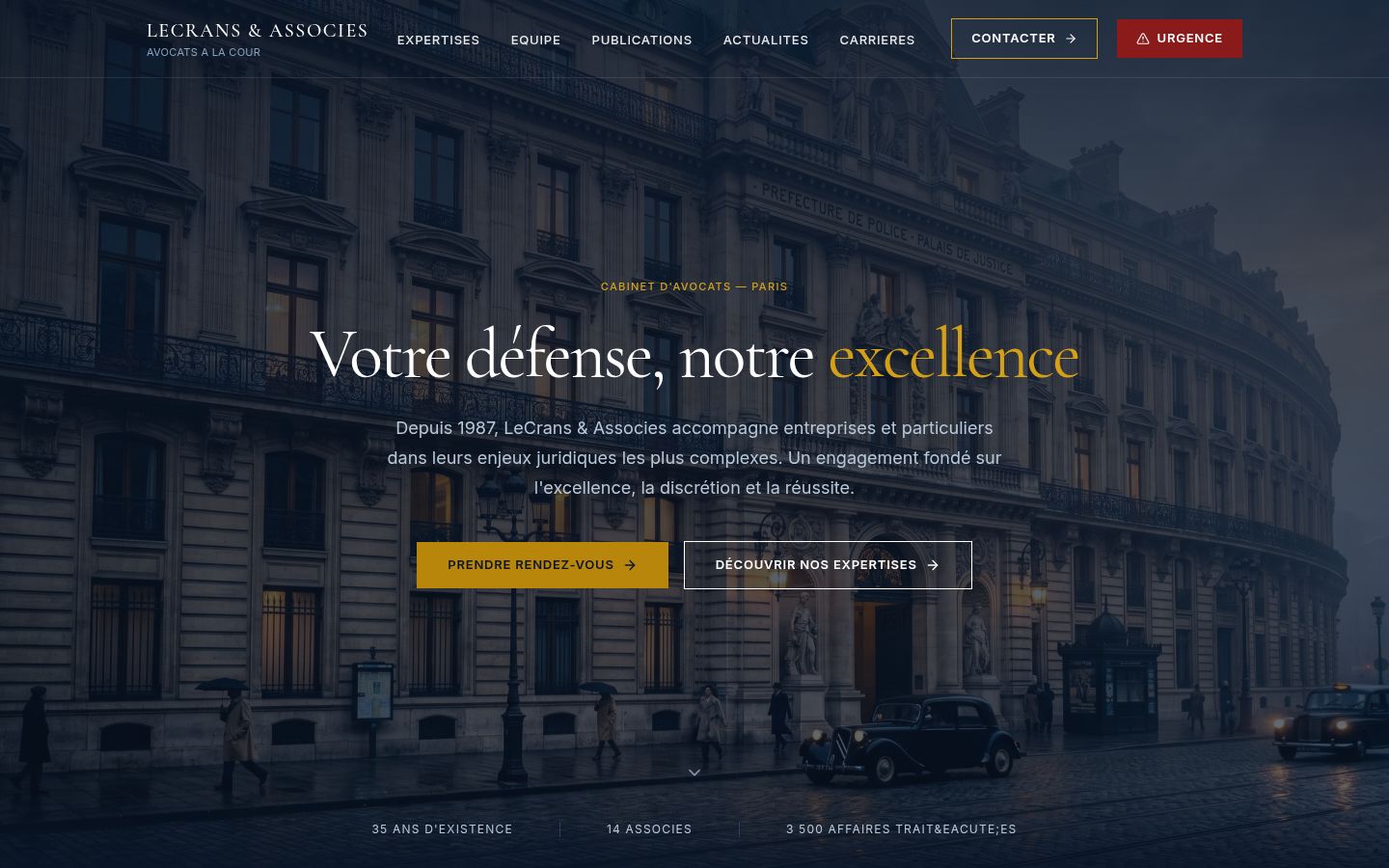 LeCrans & Associés — Cabinet d'avocats
