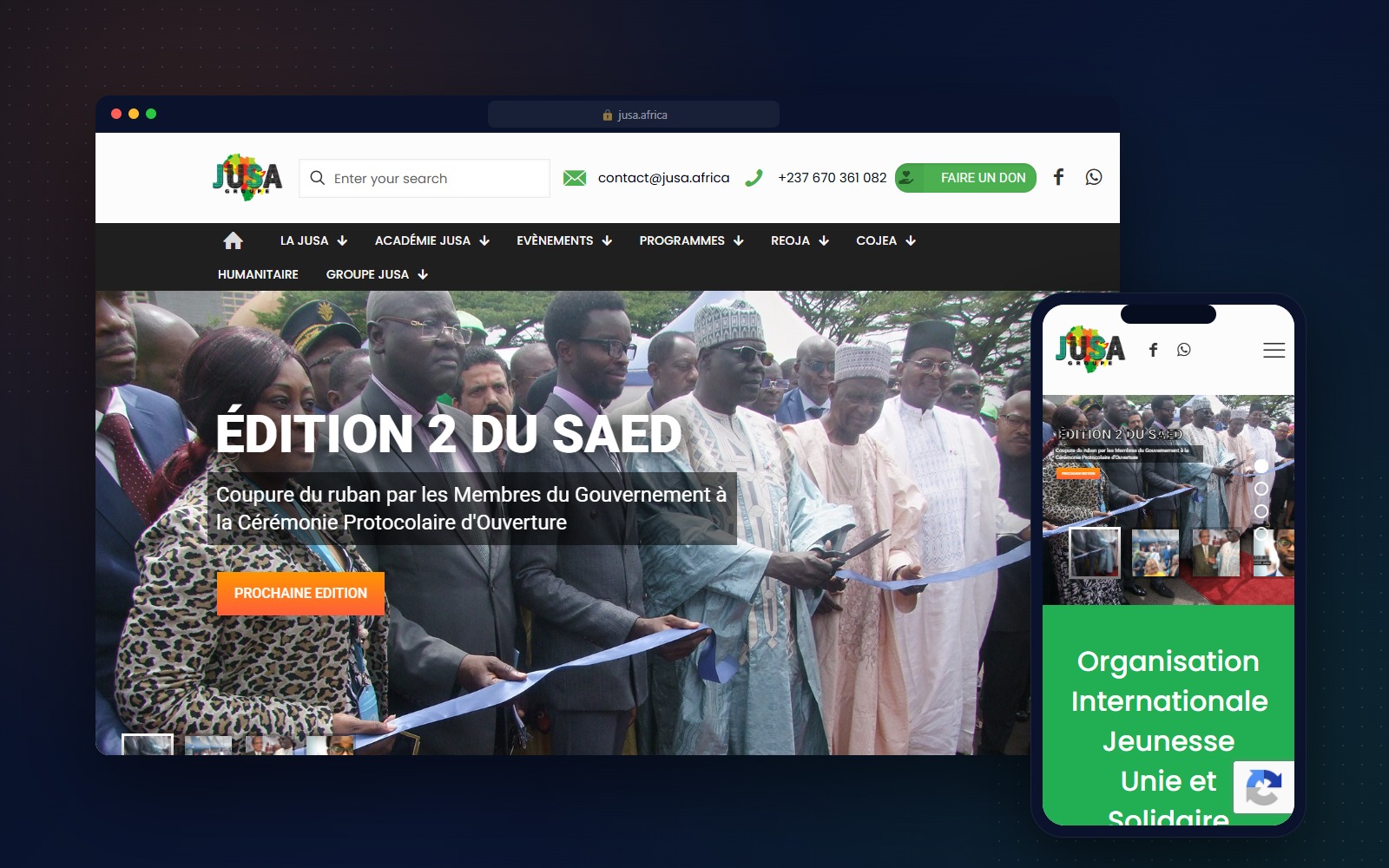 JUSA — Portail de la jeunesse africaine